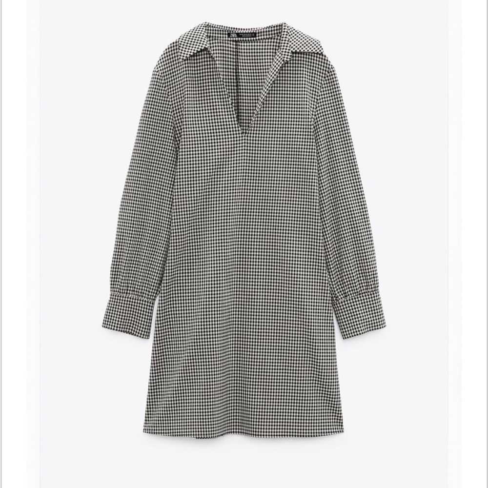 NWT - ZARA PLAID MINI DRESS